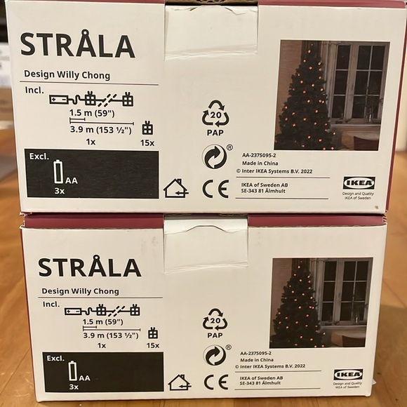 NWT IKEA 2 Sets of “Strala” battery powered string LED lights - Picture 5 of 12